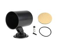 KIMISS Soporte universal para medidor de coche de 52 mm, soporte de plástico de calibre único para vehículo (negro)