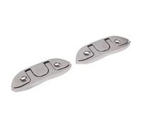 KIMISS Taco de Muelle Abatible hacia Arriba de Acero Inoxidable 316 de 4,5 Pulgadas, Taco de Cubierta Retráctil Plegable para Kayak de Barco