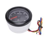 KIMISS Tacómetro para Barco, Tacómetro Marino de 3.150 in, Pantalla LCD ABS de 12 V, 0 a 3000 RPM, Retroiluminación de 7 Colores, Monitoreo Preciso del Motor para Yate