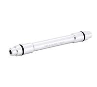 KIMISS TacX Thru Axle Adapter Thru Axle Adapter Turbo Trainer Aluminuim Aleación Bicicleta Bicicleta Thru Axle Hub Adaptador 12Mm a 9Mm Brocheta de Liberación Rápida Negro (Plata)