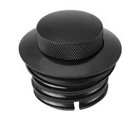 KIMISS Tapa de combustible para moto negra, para depósito de touring, cierre seguro, diseño resistente, compatible con modelos