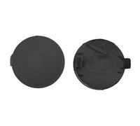 KIMISS Tapa de Cubierta del Gancho de Remolque del Parachoques Delantero para 2013 a 2015 1 par Izquierdo Derecho Negro 53285 0R060 Cubierta de Ojos de Remolque Mejora la Estética del Vehículo y