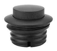 KIMISS Tapa de gasolina pop-up para moto, cubierta negra, compatible 1982-2017