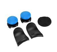 KIMISS Tapa de Tecla con Agarre para Pulgar 5 en 1, Cubierta para Joystick y Extensor de Gatillo L2/R2 para Controlador, Control y Comodidad Mejorados (BLUE)
