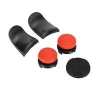 KIMISS Tapa de Tecla con Agarre para Pulgar 5 en 1, Cubierta para Joystick y Extensor de Gatillo L2/R2 para Controlador, Control y Comodidad Mejorados (rojo)