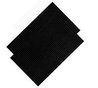 KIMISS Tapete de Servicio de Barra Antideslizante para Cocina y Hogar, Tapete Impermeable de PVC con Aislamiento Térmico, 45x30x1cm, 2 uds.