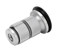 KIMISS Tapón de Compresión para Auriculares de Bicicleta, Bicicleta de Montaña y Carretera, Expansor de Aleación de Aluminio, Horquillas Superiores de 1 1/8" (Black)