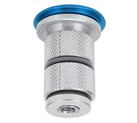 KIMISS Tapón de Compresión para Auriculares de Bicicleta, Bicicleta de Montaña y Carretera, Expansor de Aleación de Aluminio, Horquillas Superiores de 1 1/8" (Blue)