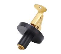 KIMISS Tapón de Drenaje de Latón, Tipo Tornillo de Compresión de 19mm, Accesorios Marinos para Barcos, Yates, Viveros y Cebos, Caucho Resistente (3/8 de pulgada (2974B1))