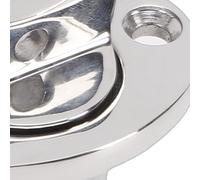 KIMISS Tapón de Drenaje Ovalado para Tablero de Garboard, Tapón de Drenaje para Barcos de Acero Inoxidable 316 Marino, Se Adapta a Orificios de 1 Pulgada, con Anillo de Sellado en Forma