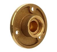 KIMISS Tapón de Drenaje para Barco de 2 Pulgadas con Tapón de Latón, Ovalado para Yate Marino para Tubería de Garboard de 1/2 Pulgadas con Rendimiento de Drenaje Confiable