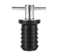 KIMISS Tapón de Drenaje para Barcos Tapón de Goma para Barcos de Imbornal en T de 3/4 pulg. Diseño Ergonómico Sello Hermético Ajustable de 17 a 20 Mm con Caucho de Acero