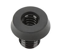 KIMISS Tapón Inferior de Billar, Aleación de Aluminio Duradera y Protector de Plástico para Palo de Billar How, Parachoques Trasero Ligero para Piscina