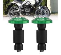 KIMISS Tapón para Manillar de Moto, 22mm 7/8", Verde, para ATV Offroad y competición, protección Extremo Barras, Cierre ergonómico