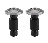 KIMISS Tapones para manillar de moto, 22mm 7/8", compatibles con ATV y offroad, de titanio, para racing - Protector extremo, grips y sliders