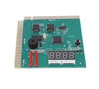 KIMISS Tarjeta de Diagnóstico de PC de 4 Dígitos, Puerto PCI ISA Estándar, Pantalla de Código Postal Dual, Tarjeta de Prueba de Placa Base de Diagnóstico de Escritorio Compatible