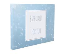 KIMISS Tarjeta de Felicitación de Video, Folleto Digital de Bricolaje con Pantalla HD de 7 Pulgadas, Tarjeta de Felicitación de Video de 2 GB Recargable para el Día de la Madre, Día del Padre, (BLUE)