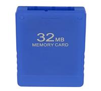 KIMISS Tarjeta de Memoria de 32 MB para - Tarjeta de Datos Externa FMCB1.966 de Alta Velocidad para Todos los Modelos de - Solución Esencial de Memoria para Juegos (BLUE)