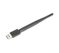KIMISS Tarjeta de Red Inalámbrica W88 - Receptor WiFi Portátil USB para Portátiles y Televisores Inteligentes - Chip RTL8188 - Conexión Rápida a Internet de 300 Mbps