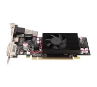KIMISS Tarjeta Gráfica GT 210 de 1 GB, 1G DDR2 de 64 bits, Compatible con DVI VGA de 64 bits, Tarjetas PCI Express 2.0, Vídeo X16 para Juegos de PC con Puertos, Ventilador de