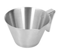 KIMISS Taza Medidora de café de Acero Inoxidable de Primera Calidad, Herramienta Medidora de Escala de 100 ML para Bebidas de té con Leche, Medición de Alta Precisión para Accesorios de