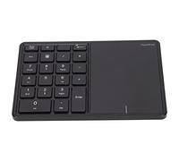 KIMISS Teclado Numérico Inalámbrico con Panel Táctil - 22 Teclas Conexión de Conexión Dual la Computadora Portátil, PC y - Interfaz Tipo C, Compatible con y OS X (Black)