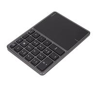 KIMISS Teclado Numérico Inalámbrico con Panel Táctil - 22 Teclas Conexión de Conexión Dual la Computadora Portátil, PC y - Interfaz Tipo C, Compatible con y OS X (Grey)