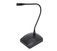 KIMISS Teléfono de Cuello de Cisne con Posición Ajustable de 360° y Reducción de Ruido para Conferencias, Transmisiones y Grabación de Música - Salida de 6,35 Mm con Indicador LED