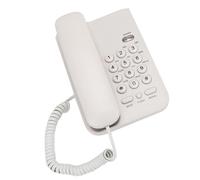 KIMISS Teléfono Fijo, KX T3026CID Teléfono Inglés para Hotel, Oficina en Casa, Escritorio con Cable, Línea del Reino Unido con Color Aleatorio L Vida útil Negro (White)