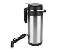 KIMISS Termo eléctrico para coche 1000ML, acero inoxidable, calienta agua en viajes, 24V, ideal para automóvil