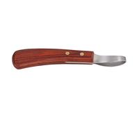 KIMISS Tijeras Multiusos de Acero Inoxidable con de Madera de Caucho para Ganado y Caballos, Herramienta Duradera para Cortar Pezuñas para Herrar Caballos