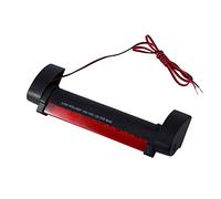 KIMISS Tira de Luces de Freno de 14 LED, Lámpara Trasera Roja de Montaje Alto de 12 V con Almohadillas Adhesivas, Soporte Ajustable para Uso en el Interior del Automóvil