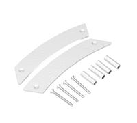 KIMISS Tirador de Puerta Interior de Aleación de Aluminio, Repuesto para Accesorio Elegante para Coche, 1 par (SILVER)