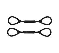 KIMISS Tope de Diapositivas de Trompeta 2pcs, 2pcs Anillos Elásticos de Silicona, L, Negro, Cadenas de Violonchelo Accesorios de Instrumentos de Viento