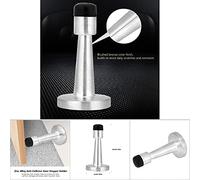 KIMISS Topes de Puerta de Latón Antiguo para Zócalos, Soporte de Tapón de Puerta Anticolisión de Goma de Aleación de Zinc, Accesorio de Oficina para Hotel en Casa (de aleación superior