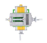 KIMISS Tornillo de Banco de Prensa de Taladro de Deslizamiento Cruzado, Tornillo de Banco Compuesto X-Y de 4" para Metalurgia y Fresadoras, Acero de Aleación Resistente con Control de Precisión de