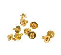 KIMISS Tornillo de Repuesto para Juego de Tambor para Accesorio de Gancho de Garra de Tambor - Tornillo de Perno de de Metal Compatible con Bombos y Tambores (GOLD)