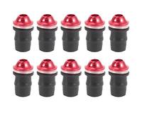 KIMISS Tornillos para parabrisas-Duokon Universal Parabrisas de motocicleta Parabrisas M5 Tornillos hexagonales internos, Kit de instalación de parabrisas 10pcs Rojo
