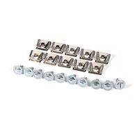 KIMISS Tornillos y clips metálicos para cubierta inferior del motor, compatible con 8D0805121, juego de 10 piezas, fijación segura y resistente, accesorios para parrilla protectora