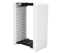 KIMISS Torre de Almacenamiento de Juegos, Dobe TP5-1545 Accesorio de Soporte Vertical para Juegos de y Discos Boy Systems Almacenan 12 o Discos, Todo en un Colchoneta de Video con Controlador con