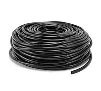 KIMISS Tubería de Riego por Goteo 4/7 de 50 M / 164 Pies - Manguera Azul para Riego de Jardines, Macizos de Flores, Césped y Agricultura