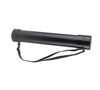 KIMISS Tubo de Almacenamiento de Dibujos Negro Extragrueso - Tubo Telescópico Extensible para Carteles para Arte, Mapas y Documentos, Diseño a Prueba de Agua, Longitud Ajustable de 51,5 Cm a 86,5 Cm