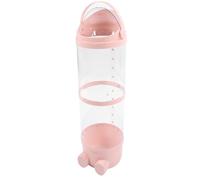KIMISS Tubo de Almacenamiento Transparente de Gran Capacidad para Animales de Peluche - Organizador Vertical de Juguetes de Peluche de 38,2 Pulgadas para - Cubo de Almacenamiento de Juguetes (PINK)