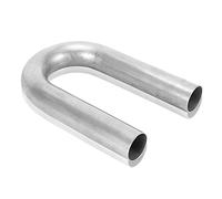 KIMISS Tubo de curvatura, 1.5in 180 grados U Tubo de curvatura de mandril de escape de acero inoxidable Turbo Intercooler Codo de acero inoxidable