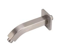 KIMISS Tubo de Extensión de Brazo de Ducha - Extensor de Cabezal de Ducha Ajustable para Baño - Diseño de Latón Resistente (Cepillado)