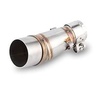 KIMISS Tubo de intermedio para 250 Z250, adaptador de conexión para silenciador, enlace de de acero inoxidable, compatible con modelos 2013-2016