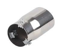 KIMISS Tubo de para coche, silenciador de acero inoxidable, salida inclinada, para de, tubo trasero