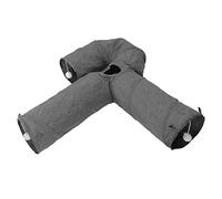 KIMISS Túnel Plegable para Gatos: Tubo Interactivo de 3 Vías para Gatos y Gatitos de Interior, Diseño Duradero Resistente a Desgarros para Ejercicio Diario