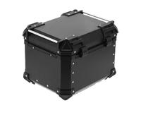 KIMISS Universal Black 45L, Top BoteTail Cail Box Luggage Top Motorcycle Adventure Aluminium