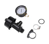 KIMISS Válvula de Alivio de Aire para Filtro de Piscina, Válvula de Liberación de Aire Manual Alta con Manómetro para 98209800, Anillos Tóricos y Clips de Repuesto de Plástico Duradero